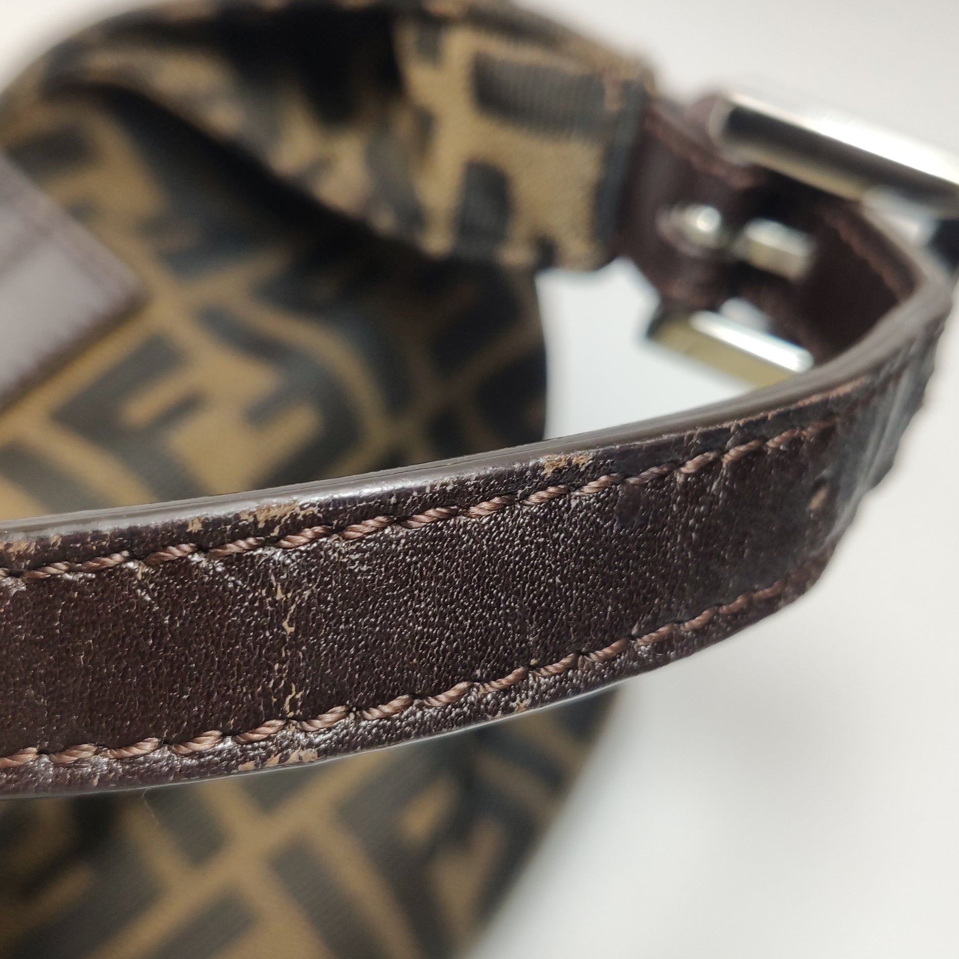 Fendi Zucca Bucket Shoulder Bag