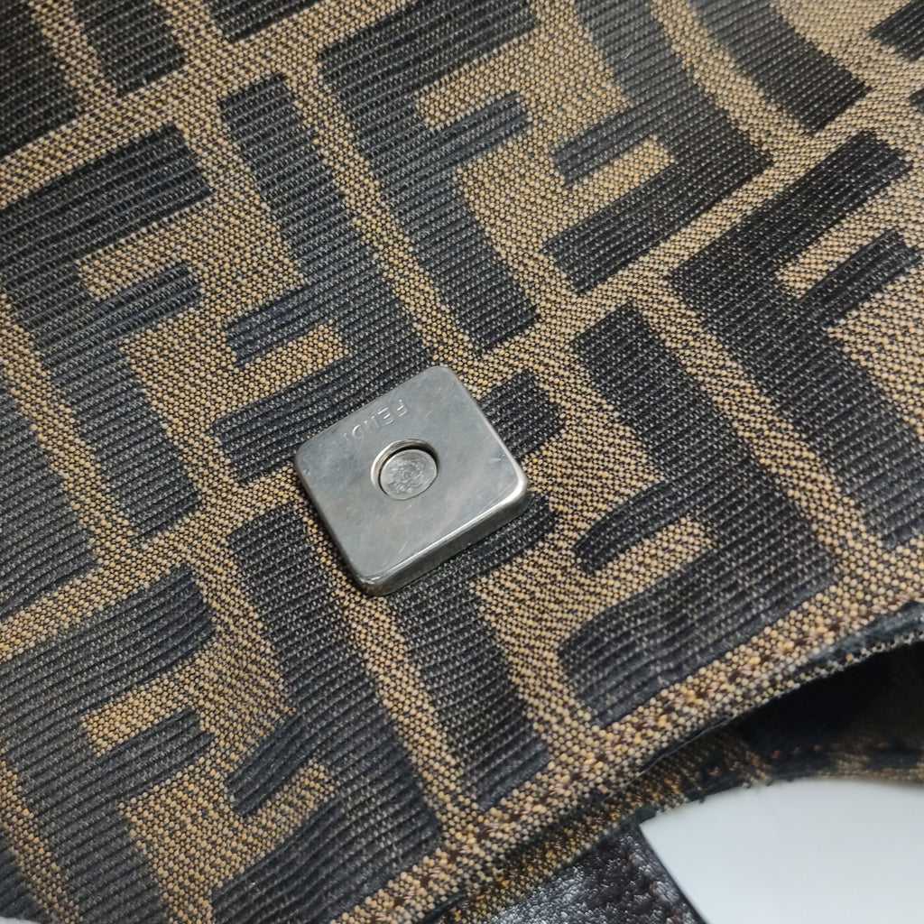 Fendi Zucca Bucket Shoulder Bag