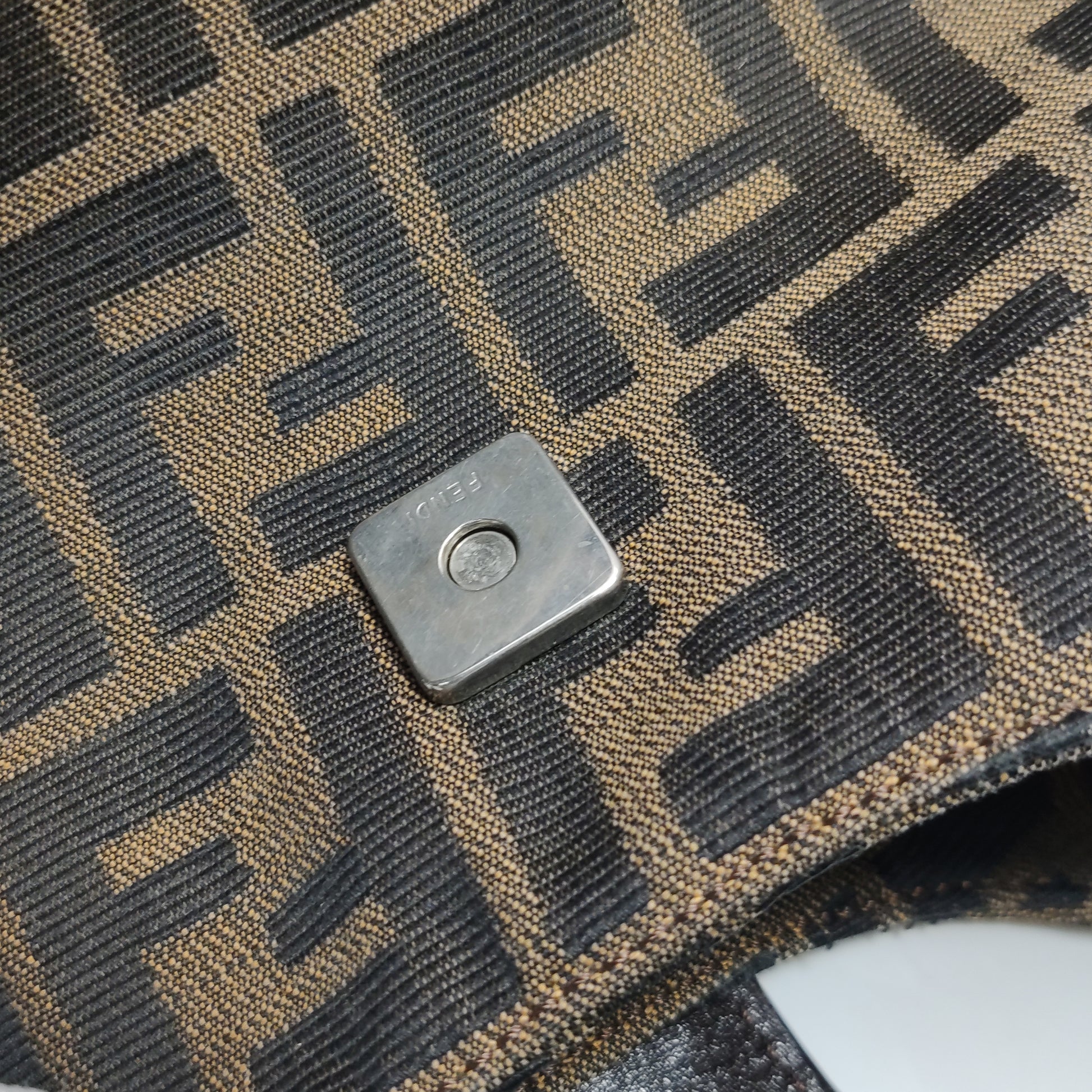 Fendi Zucca Bucket Shoulder Bag