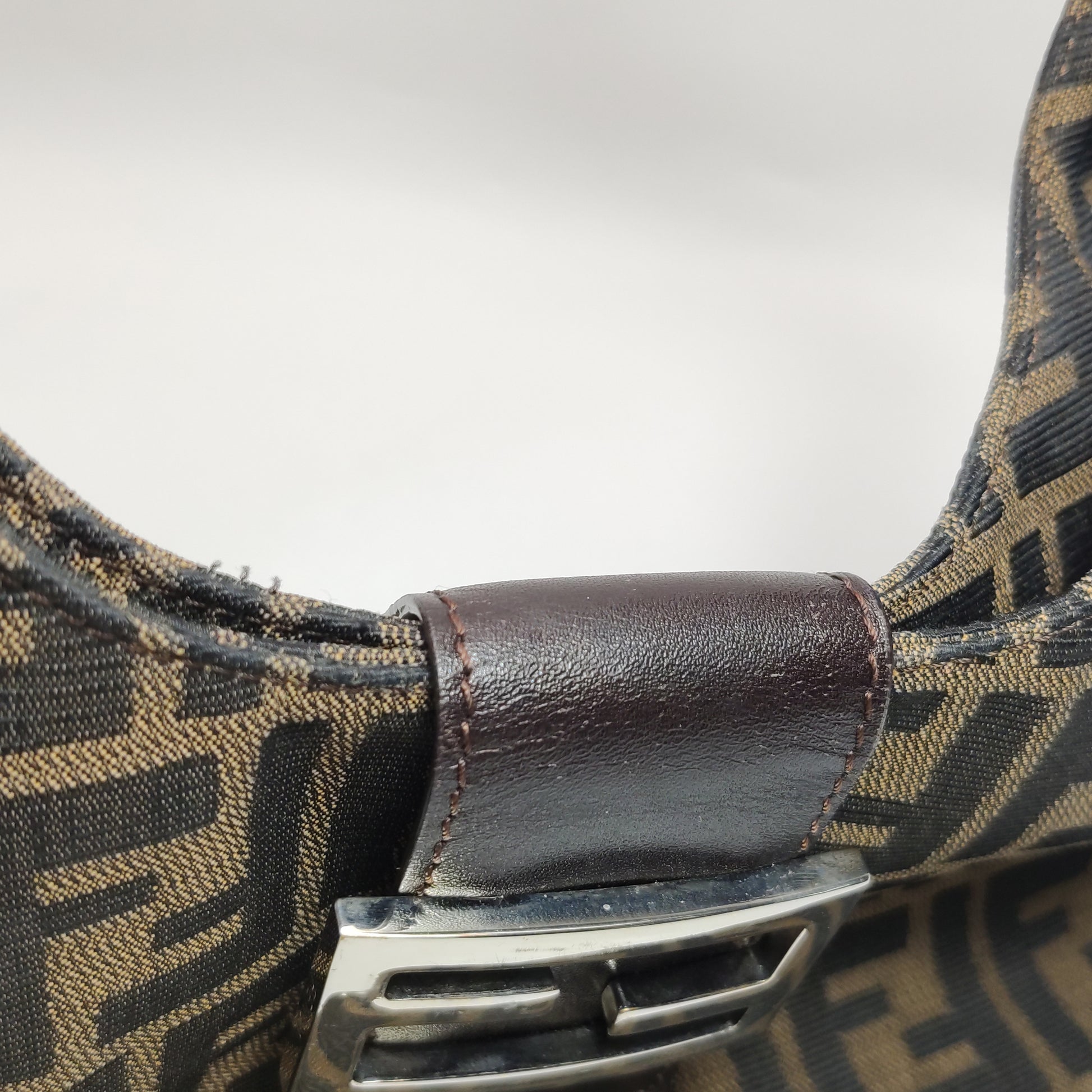 Fendi Zucca Bucket Shoulder Bag