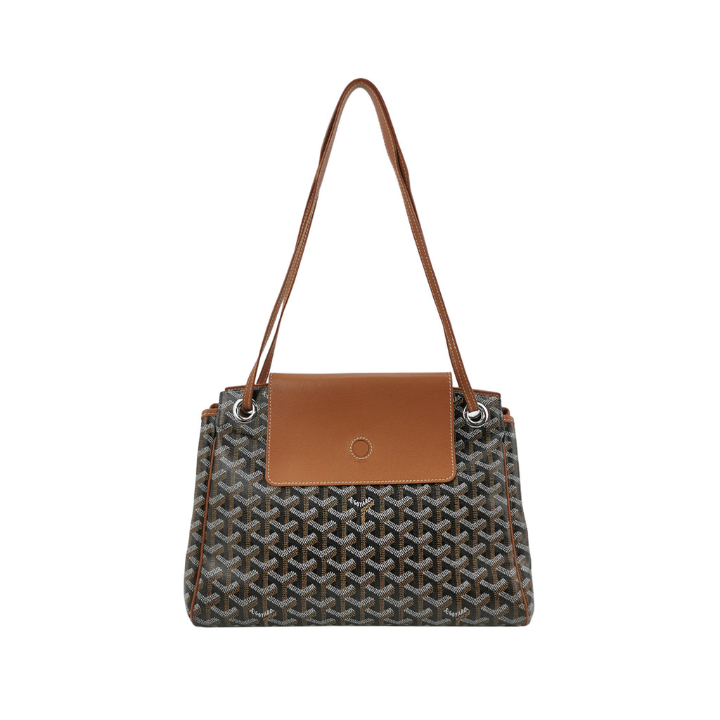 Goyard Rouette Souple Noir Tan