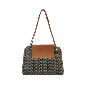 Goyard Rouette Souple Noir Tan