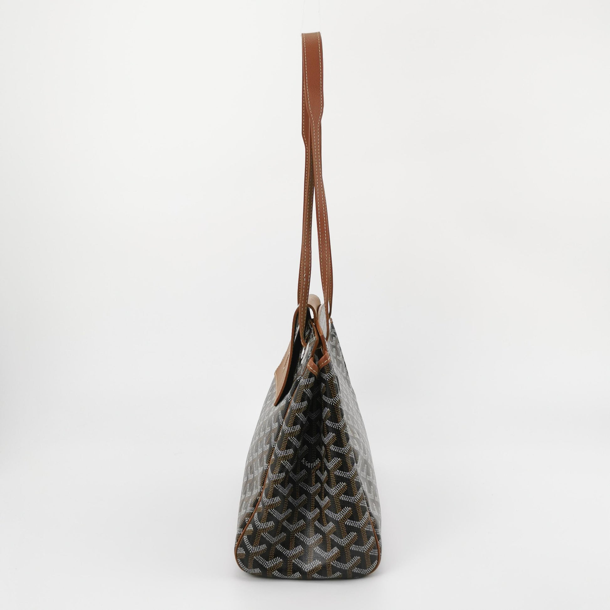 Goyard Rouette Souple Noir Tan