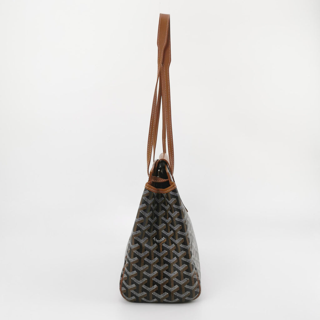 Goyard Rouette Souple Noir Tan