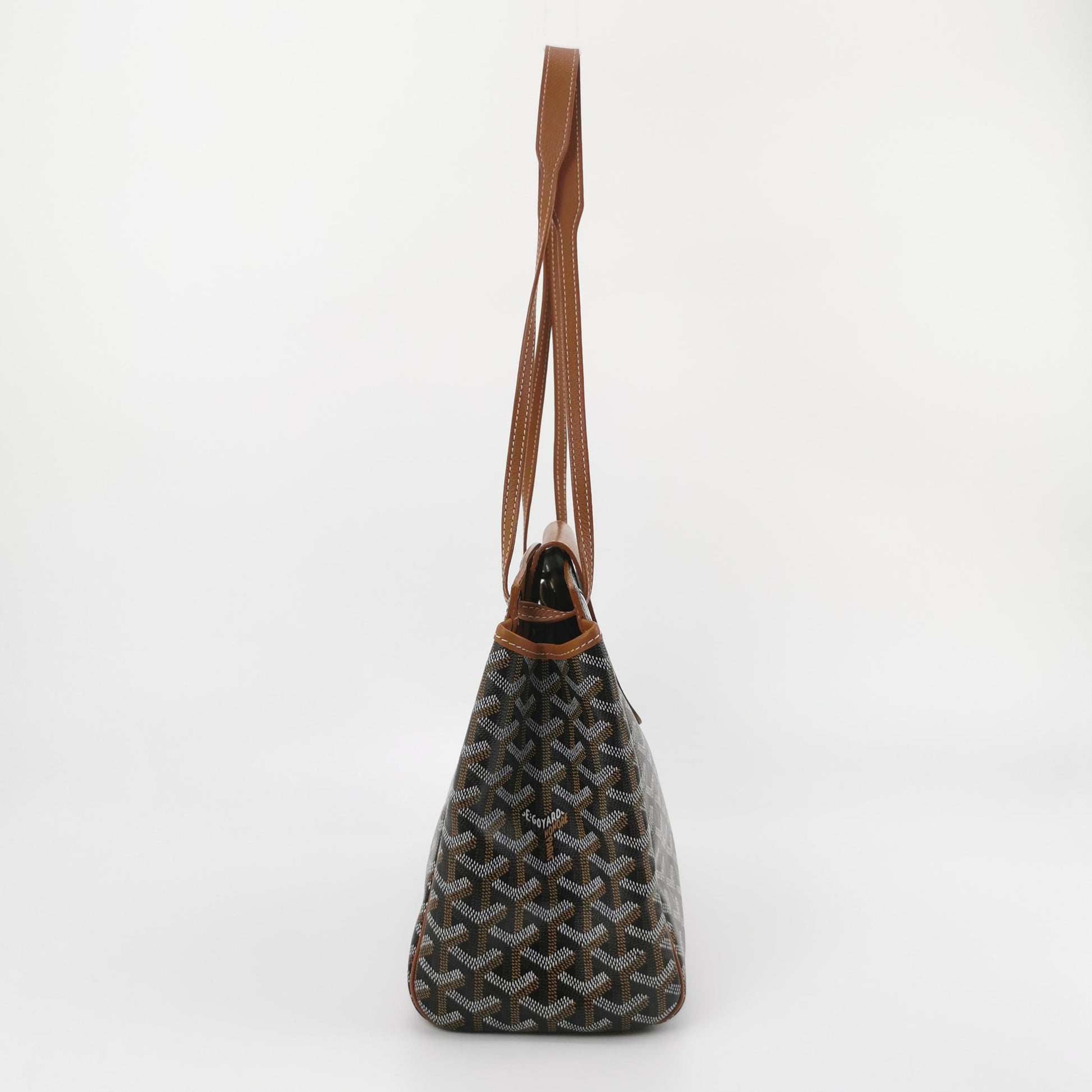 Goyard Rouette Souple Noir Tan