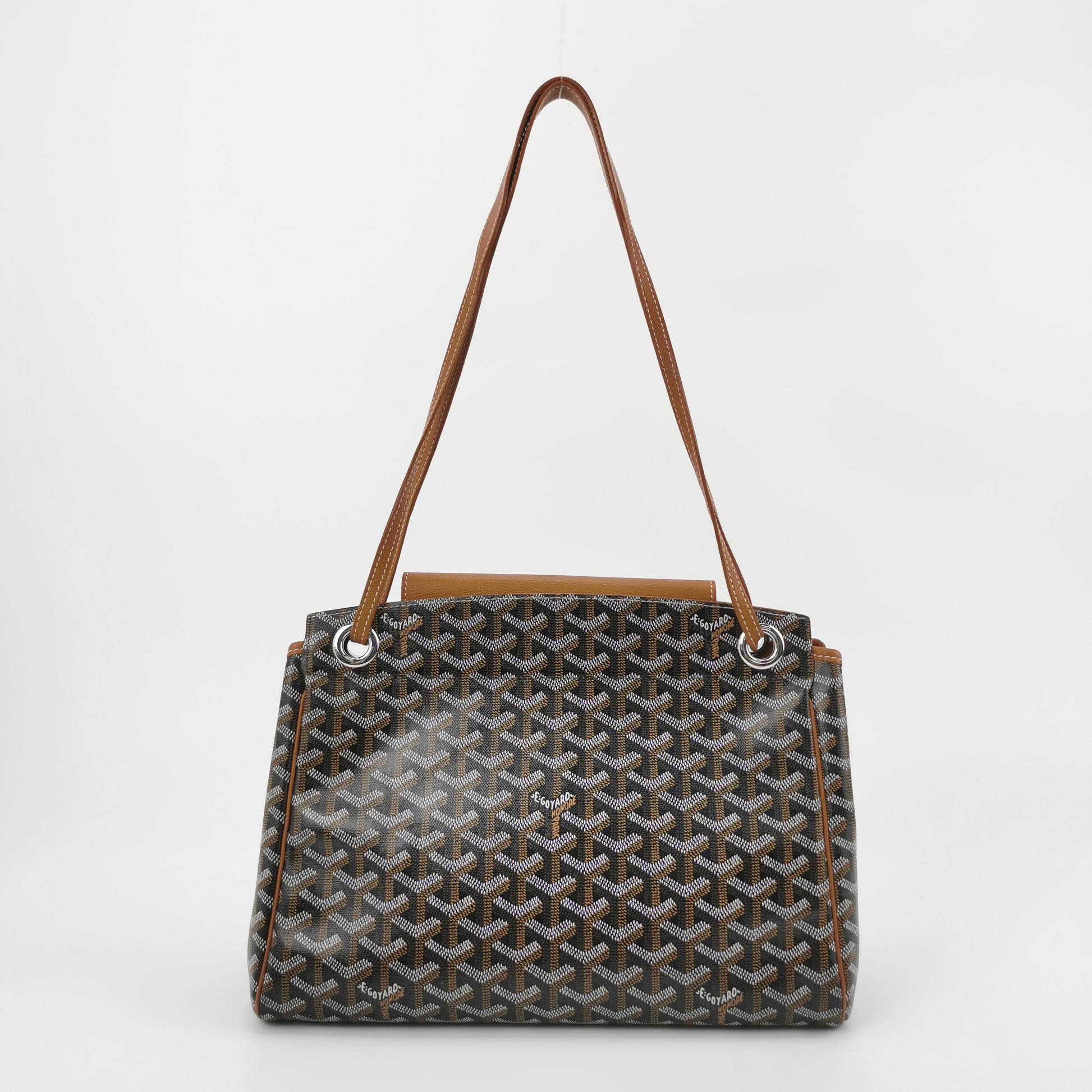 Goyard Rouette Souple Noir Tan