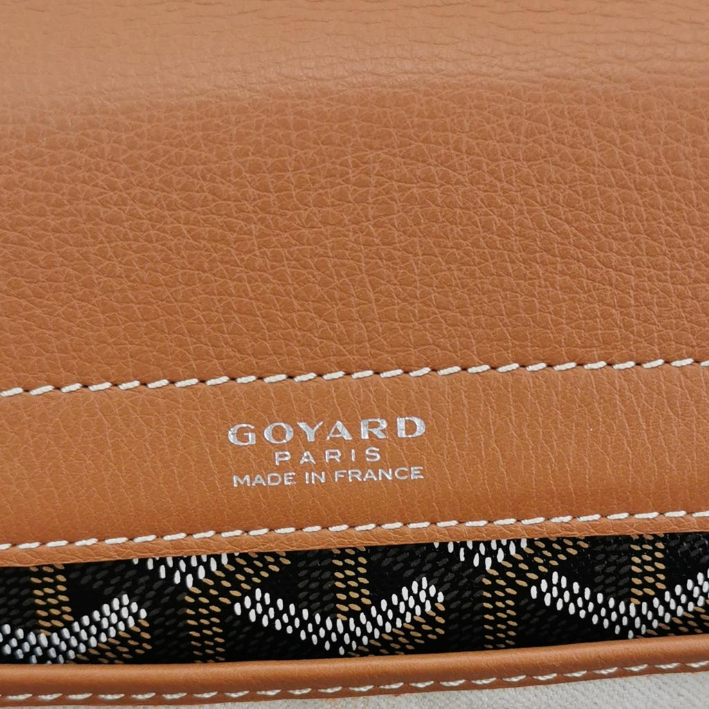 Goyard Rouette Souple Noir Tan