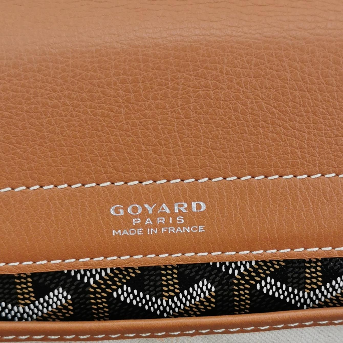 Goyard Rouette Souple Noir Tan