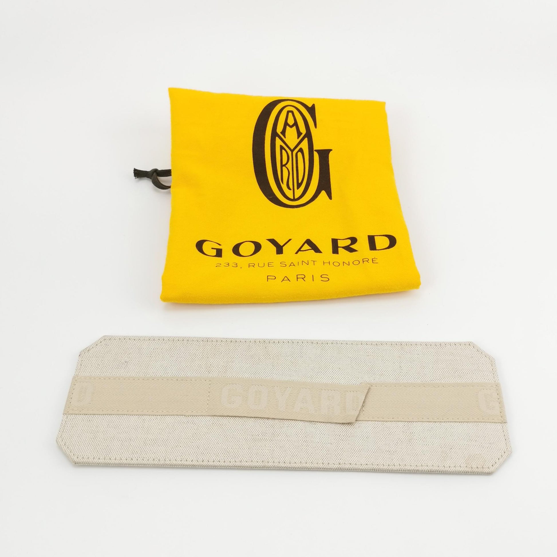 Goyard Rouette Souple Noir Tan
