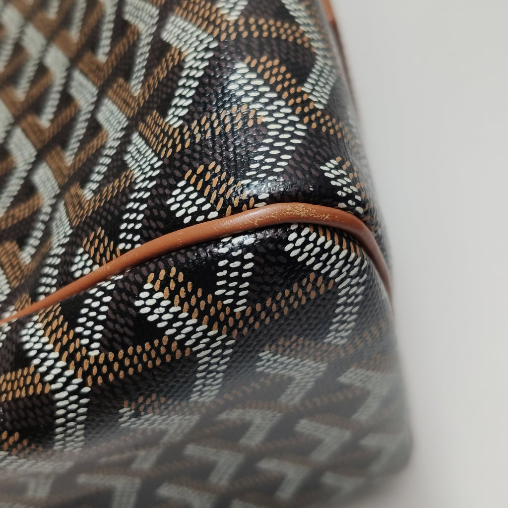 Goyard Rouette Souple Noir Tan