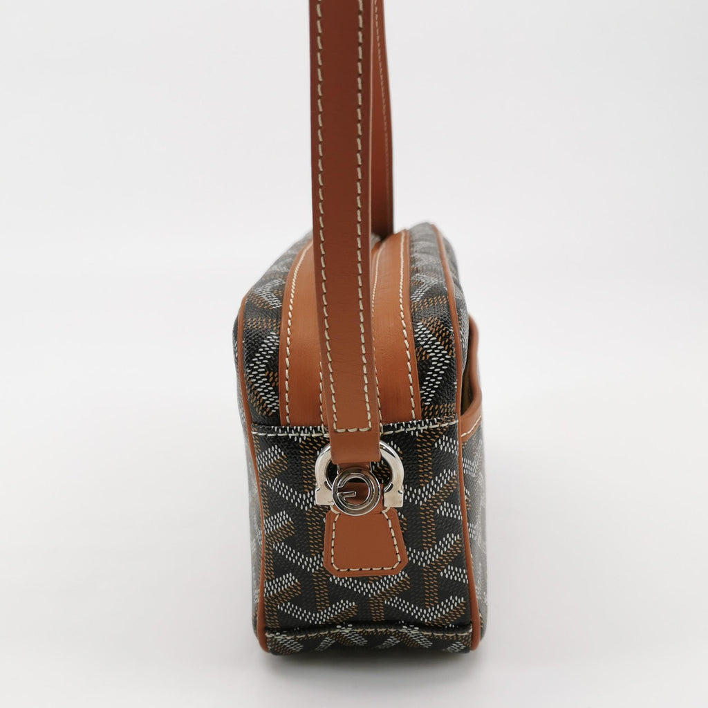 Goyard Cap Vert Crossbody Tan Noir