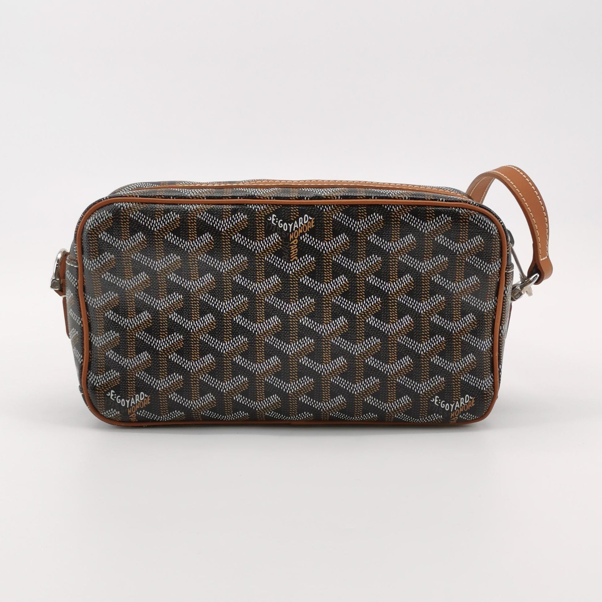 Goyard Cap Vert Crossbody Tan Noir