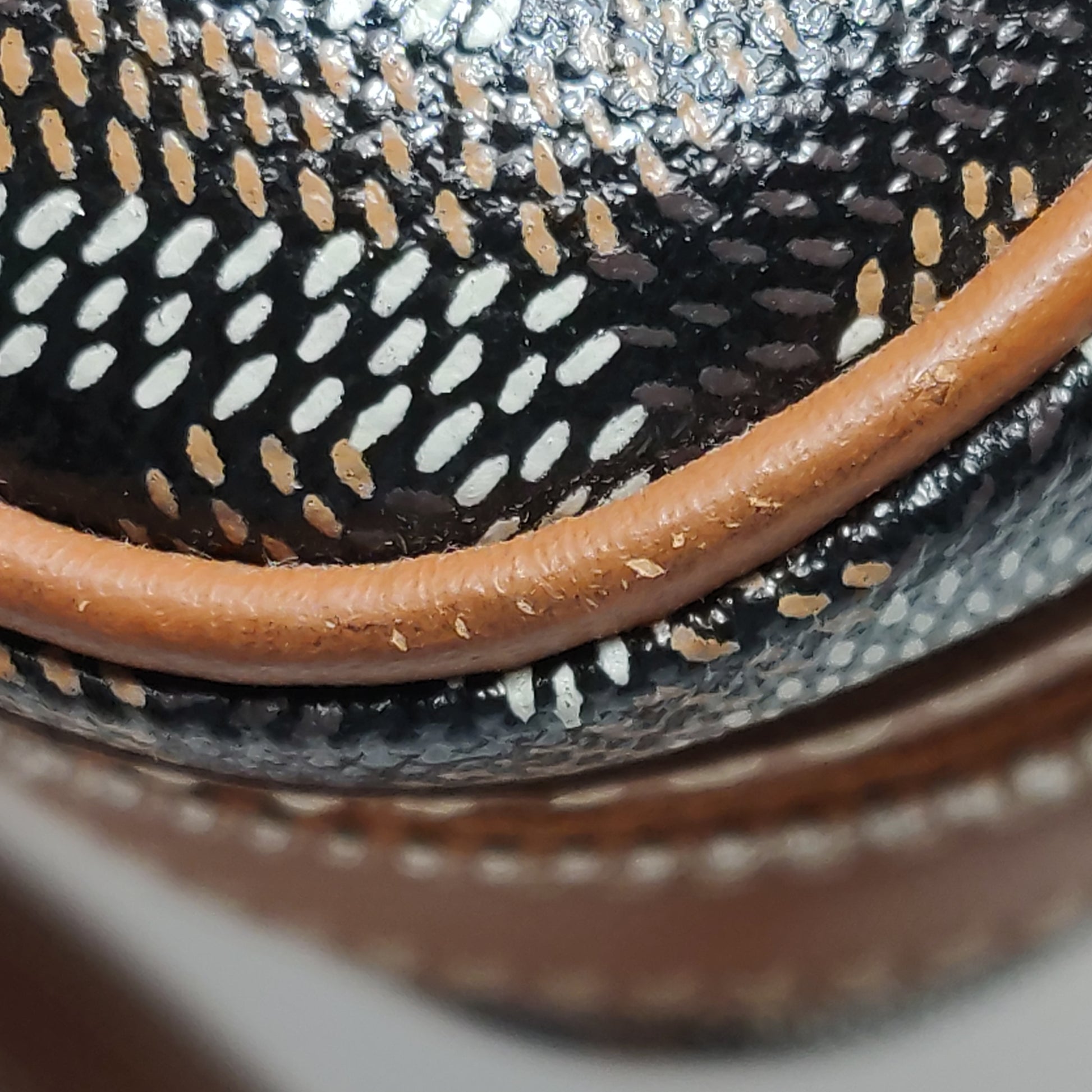 Goyard Cap Vert Crossbody Tan Noir