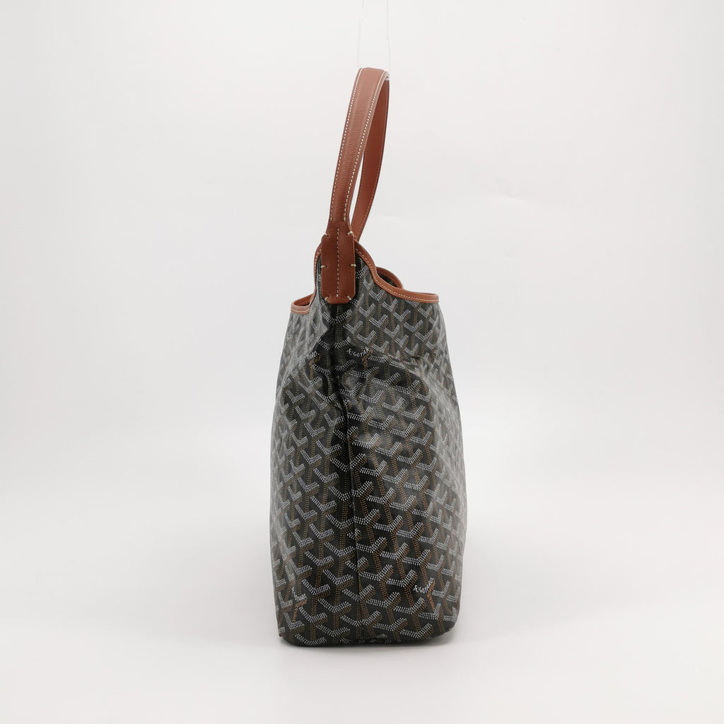 Goyard Boheme Hobo Noir Tan