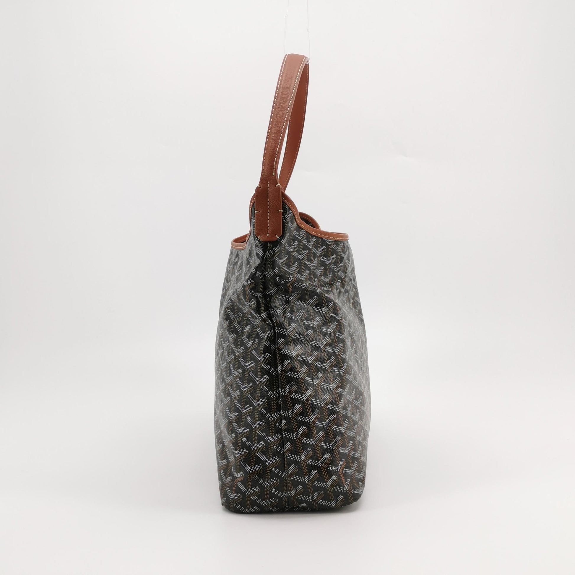 Goyard Boheme Hobo Noir Tan