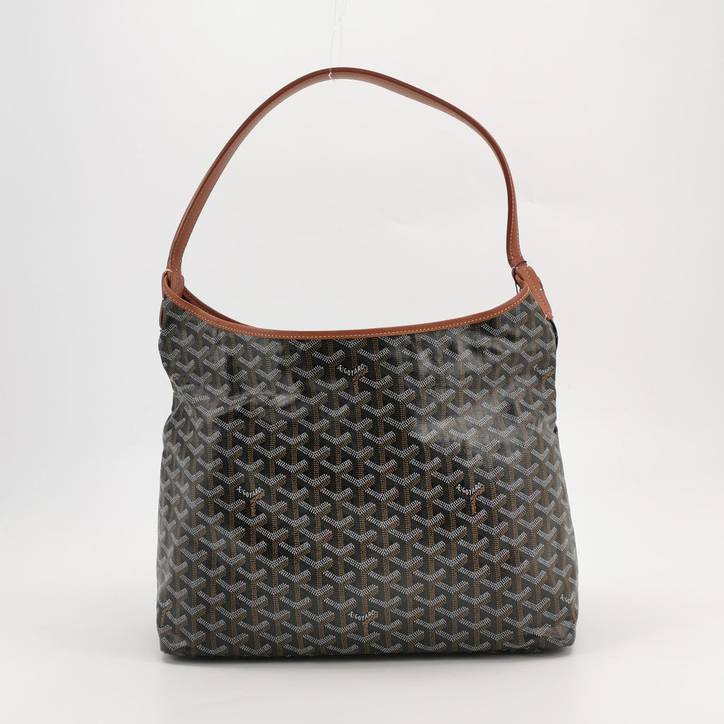 Goyard Boheme Hobo Noir Tan