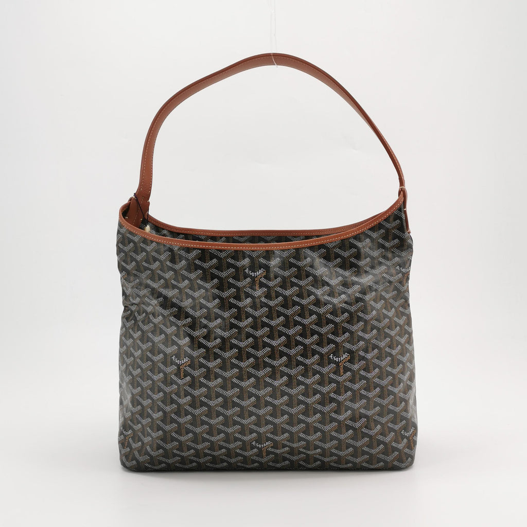Goyard Boheme Hobo Noir Tan