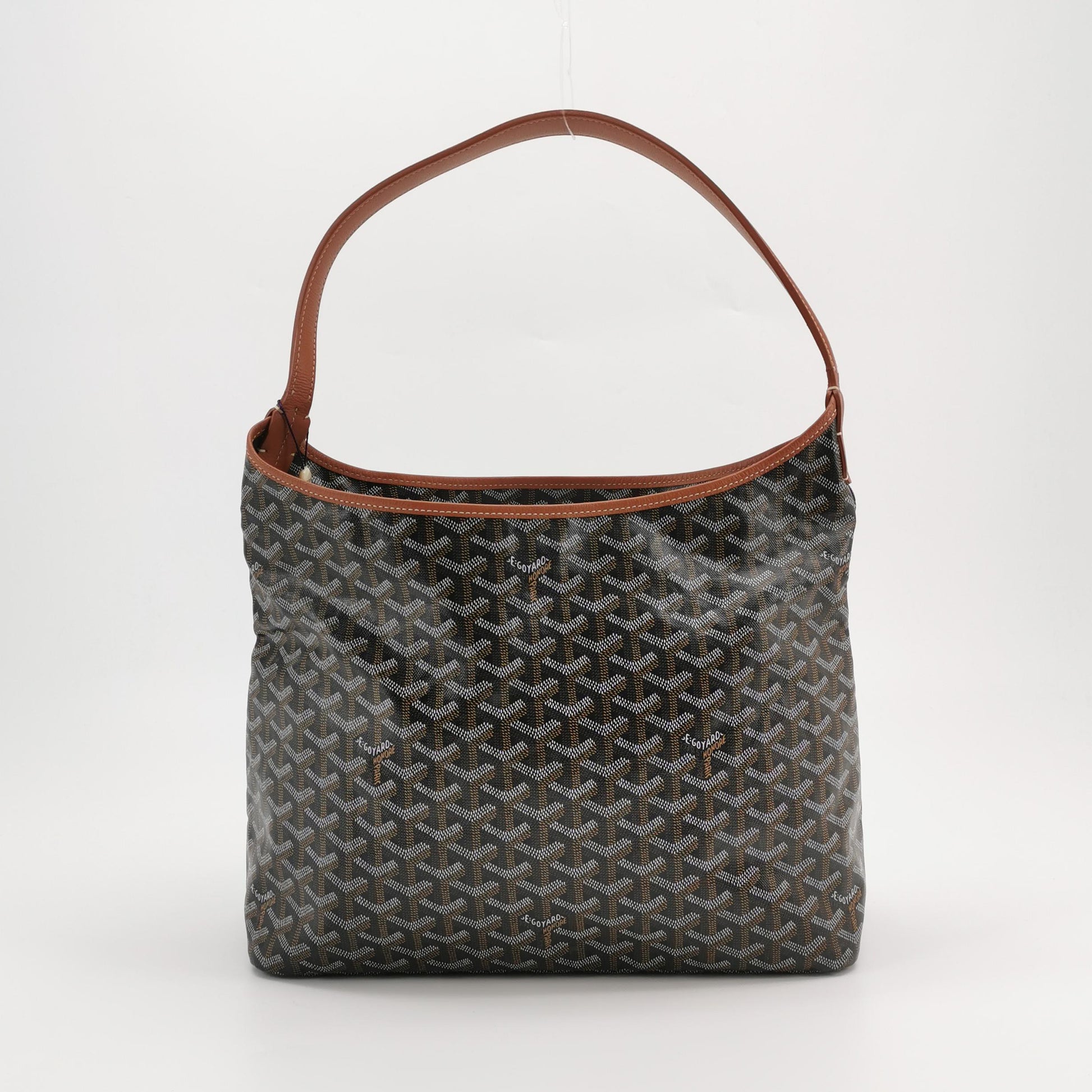 Goyard Boheme Hobo Noir Tan