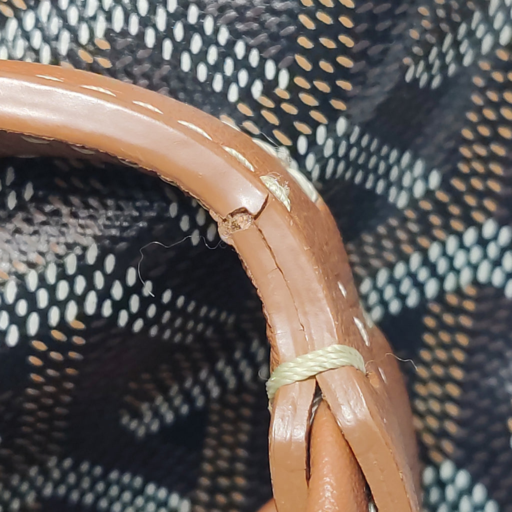 Goyard Boheme Hobo Noir Tan