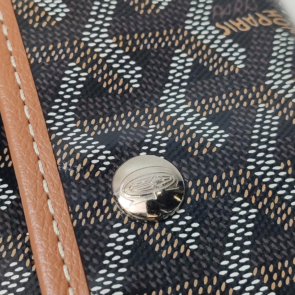 Goyard Boheme Hobo Noir Tan