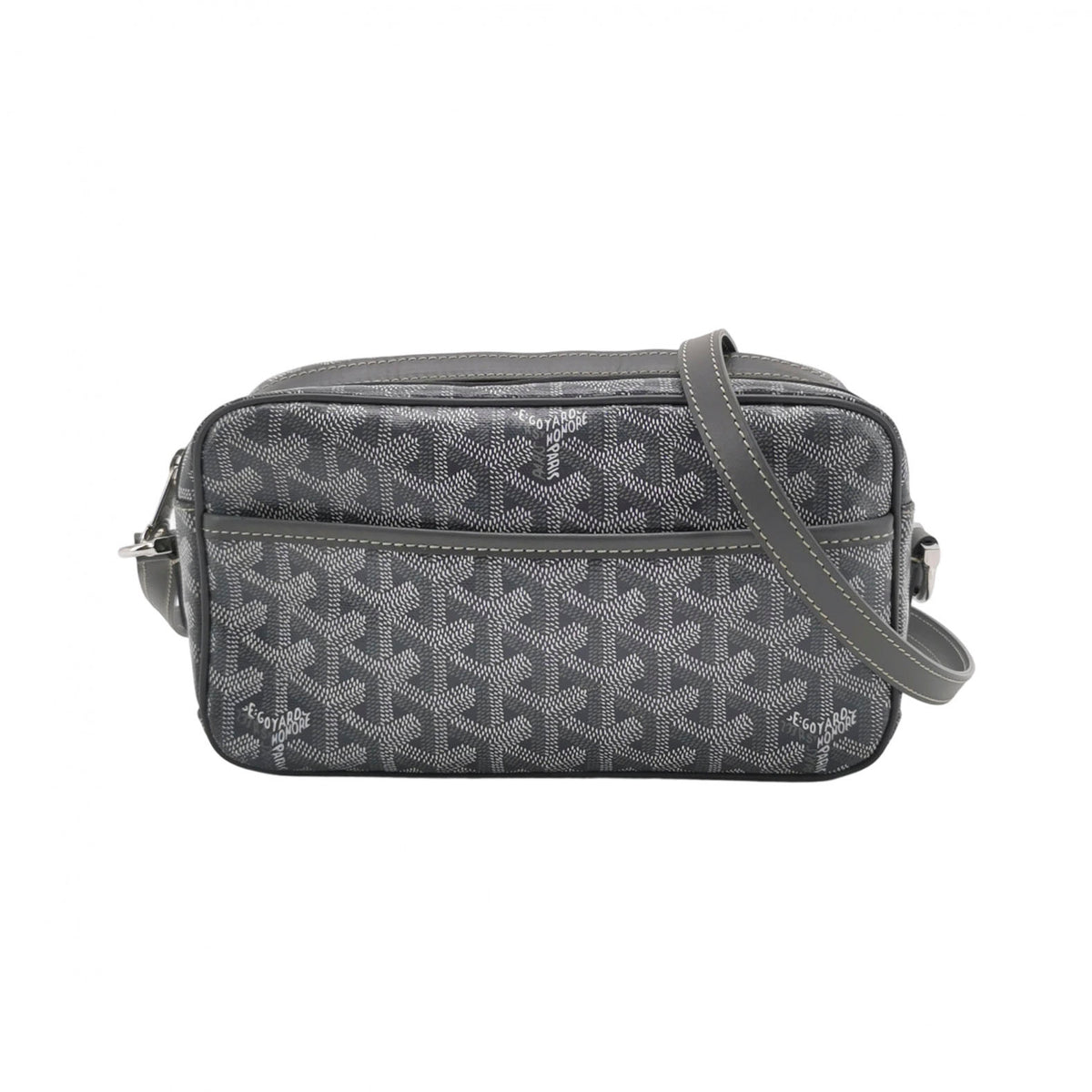 Goyard Cap Vert Crossbody Gray