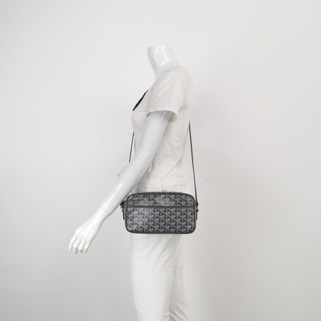 Goyard Cap Vert Crossbody Gray