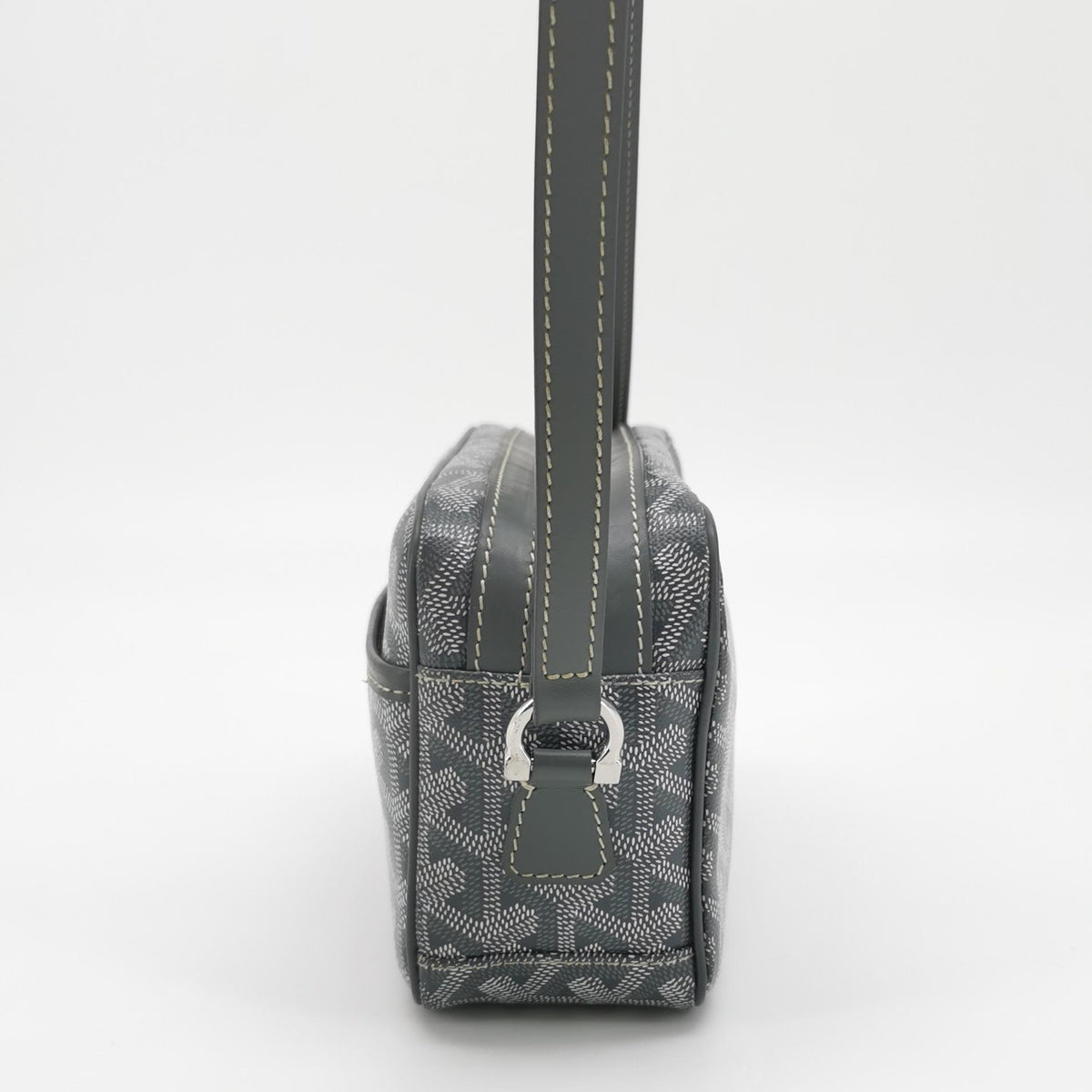 Goyard Cap Vert Crossbody Gray