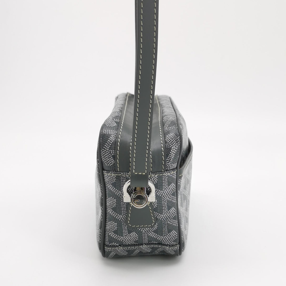 Goyard Cap Vert Crossbody Gray