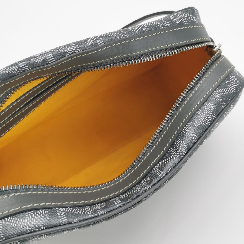Goyard Cap Vert Crossbody Gray