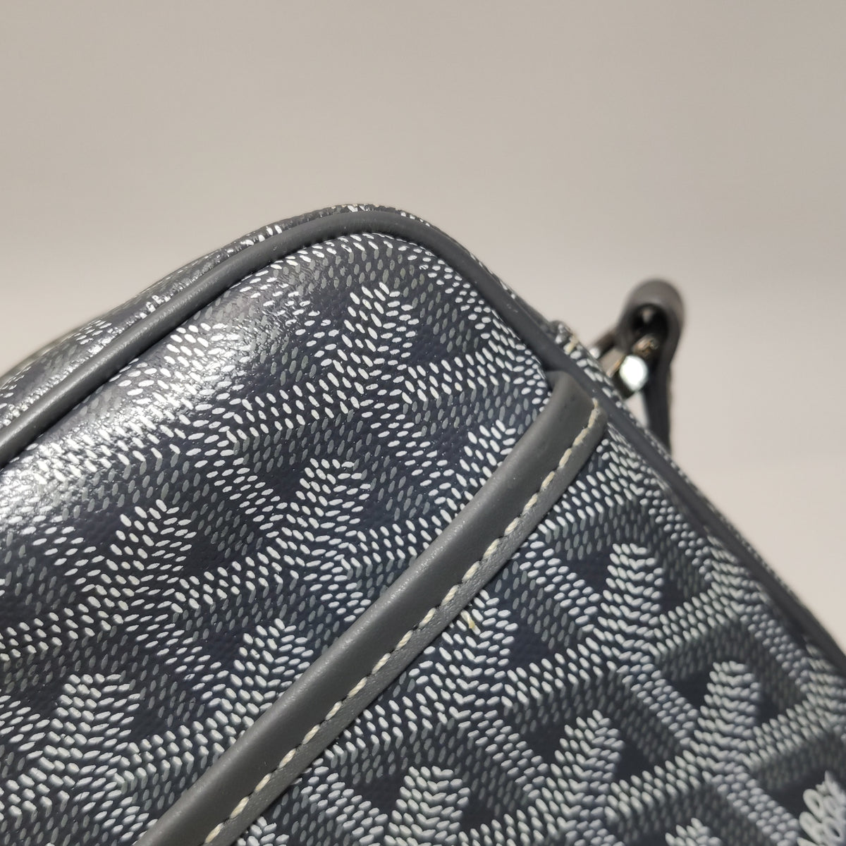 Goyard Cap Vert Crossbody Gray