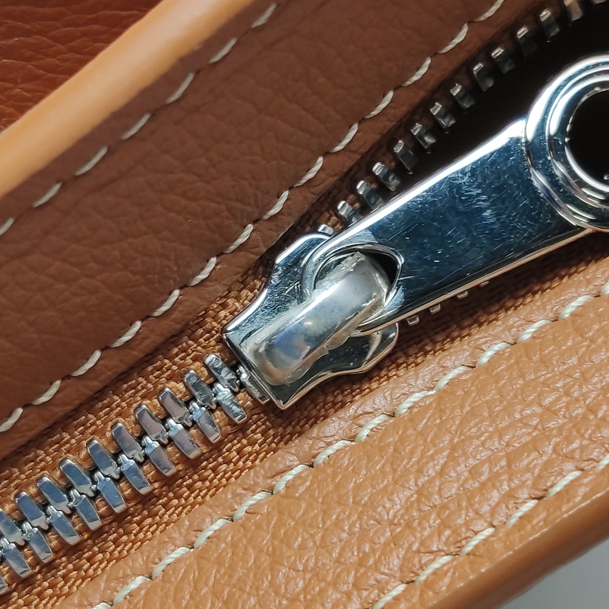Goyard Hirondelle Coated Canvas Shoulder Bag Tan Noir
