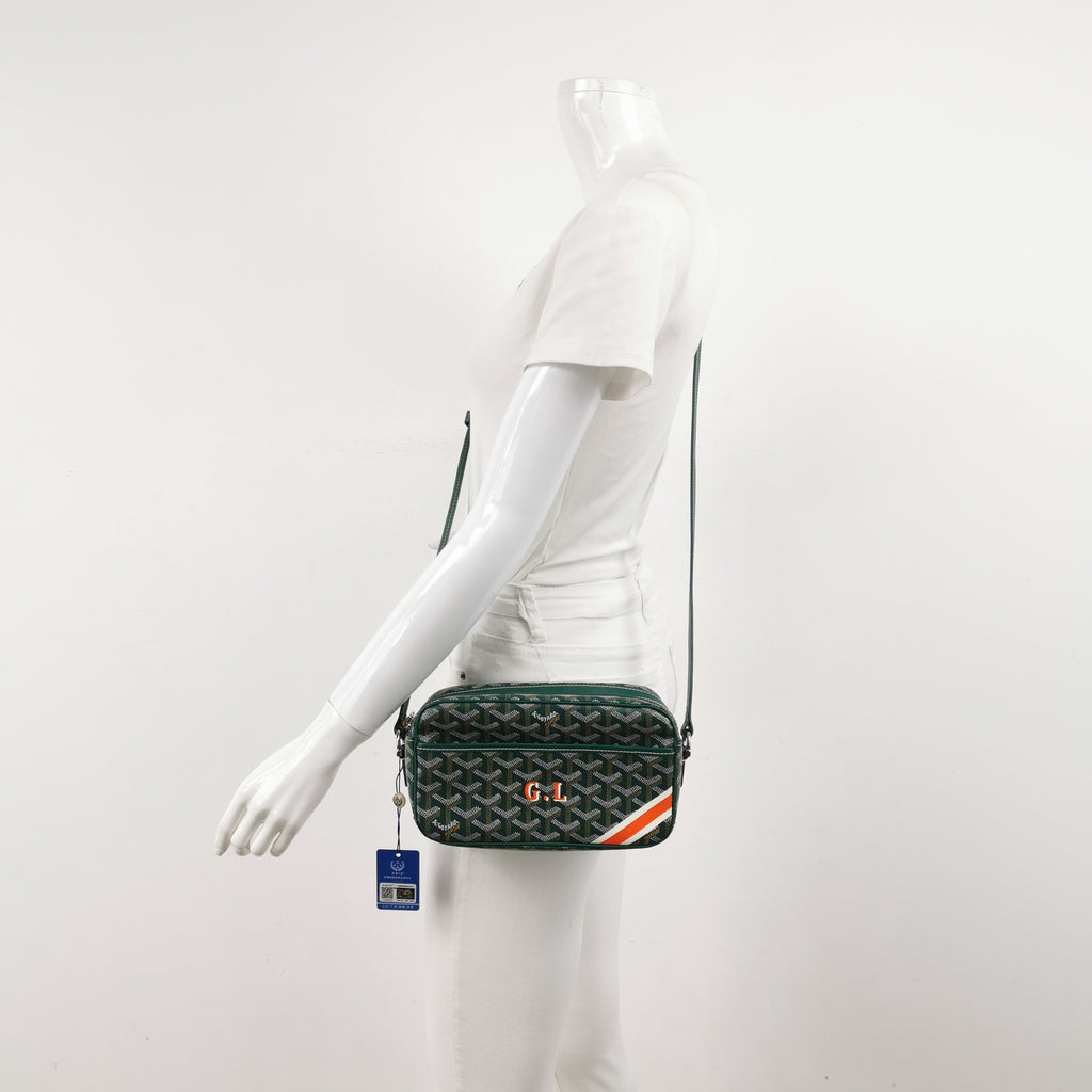 Goyard Cap Vert Crossbody Green