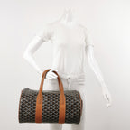 Goyard Barrel 40 Sports Bag Noir Tan