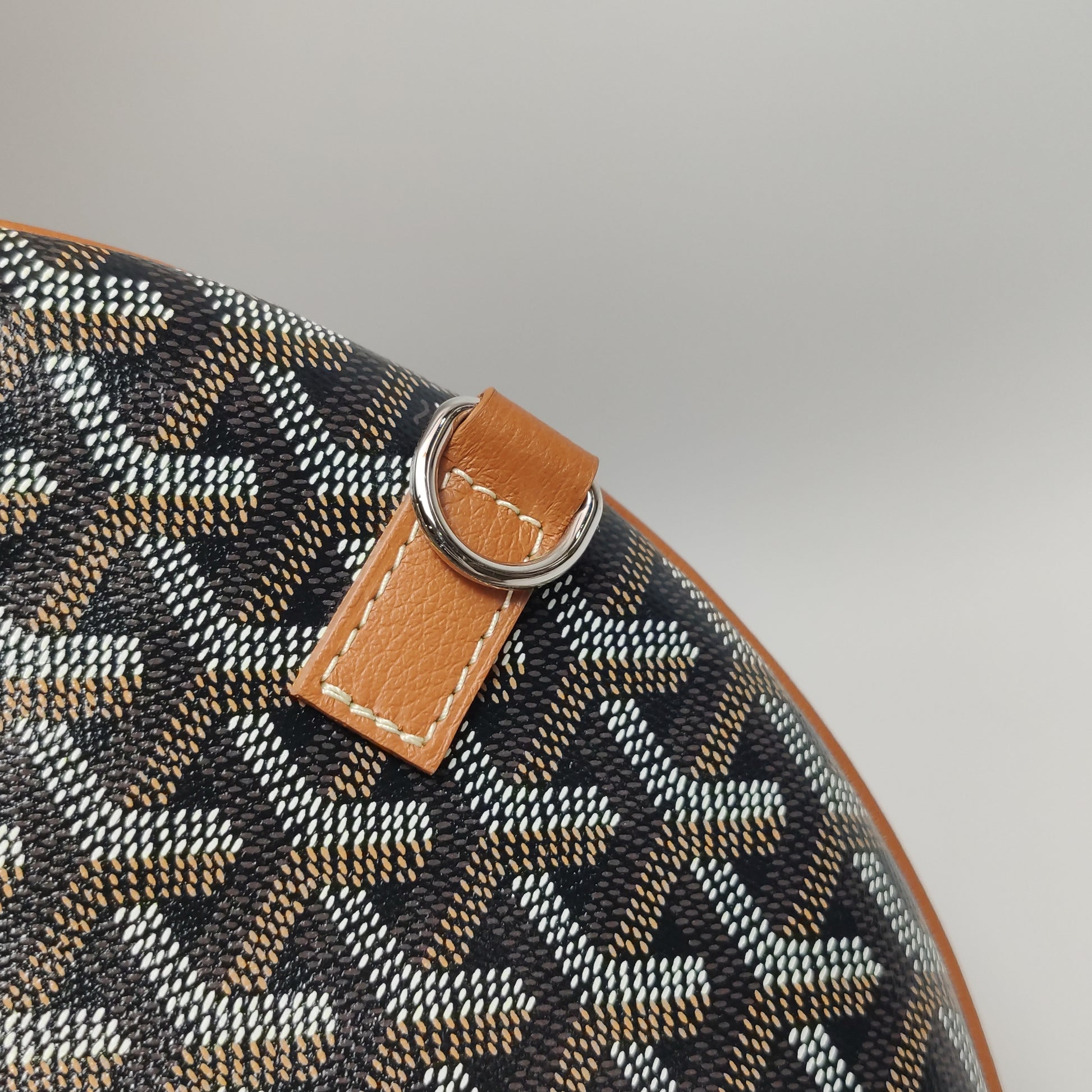 Goyard Barrel 40 Sports Bag Noir Tan