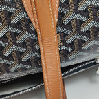 Goyard Barrel 40 Sports Bag Noir Tan