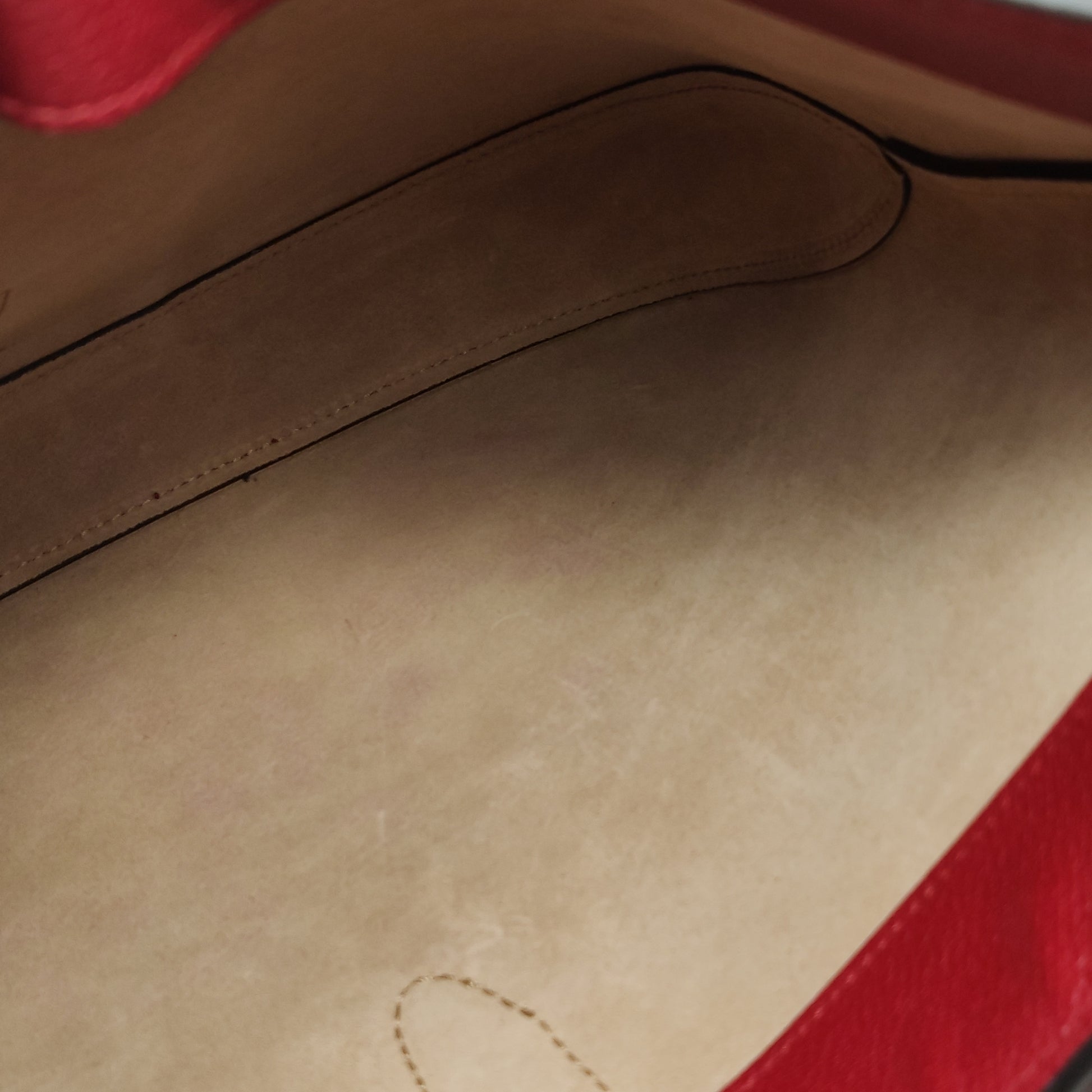 Gucci Web Medium Jackie Hobo Red Soft Grained Calfskin
