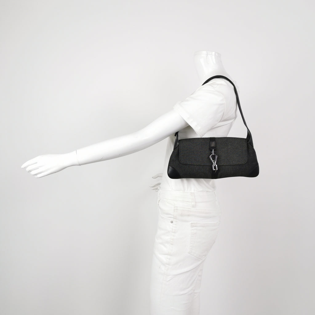 Gucci Jackie Denim Canvas Black