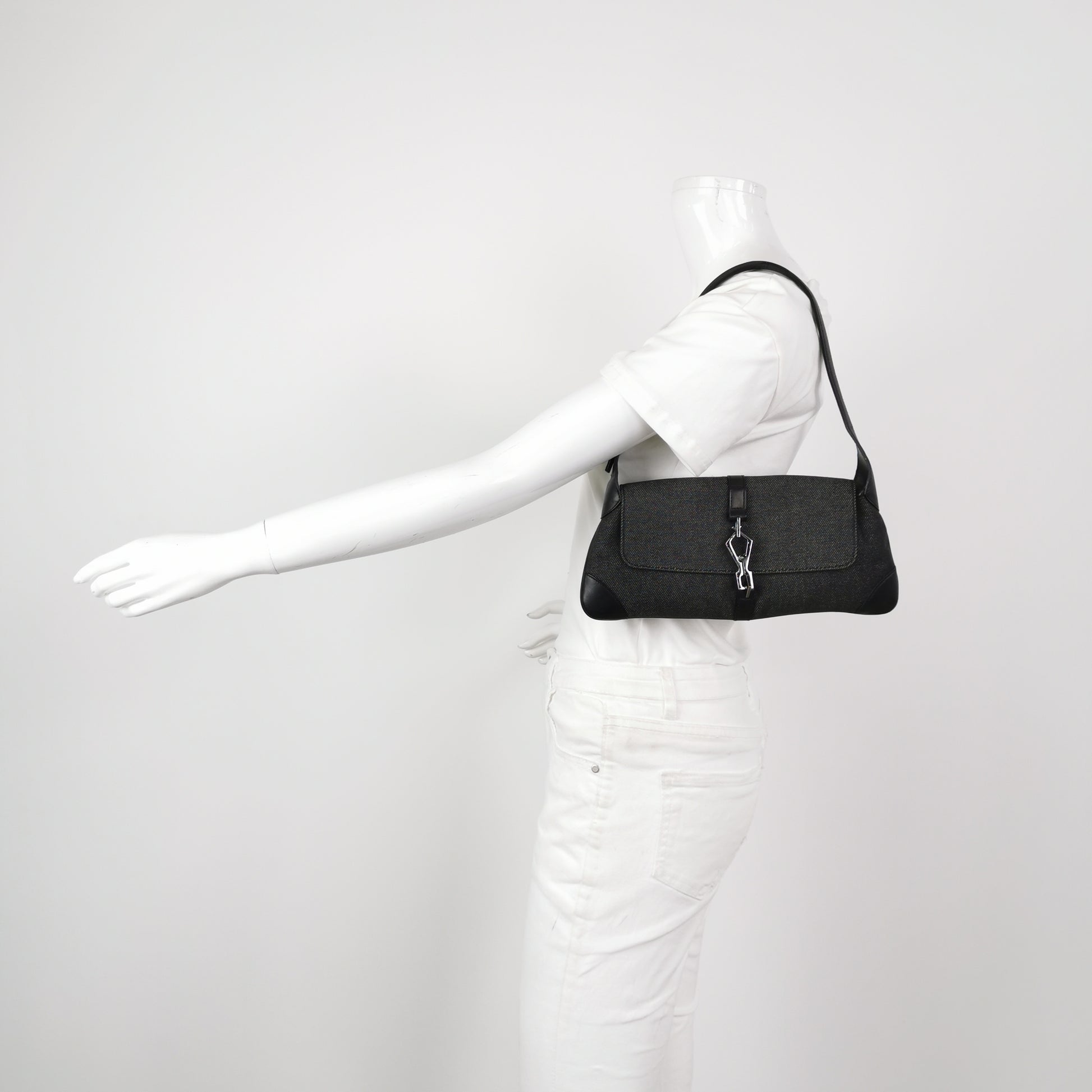 Gucci Jackie Denim Canvas Black