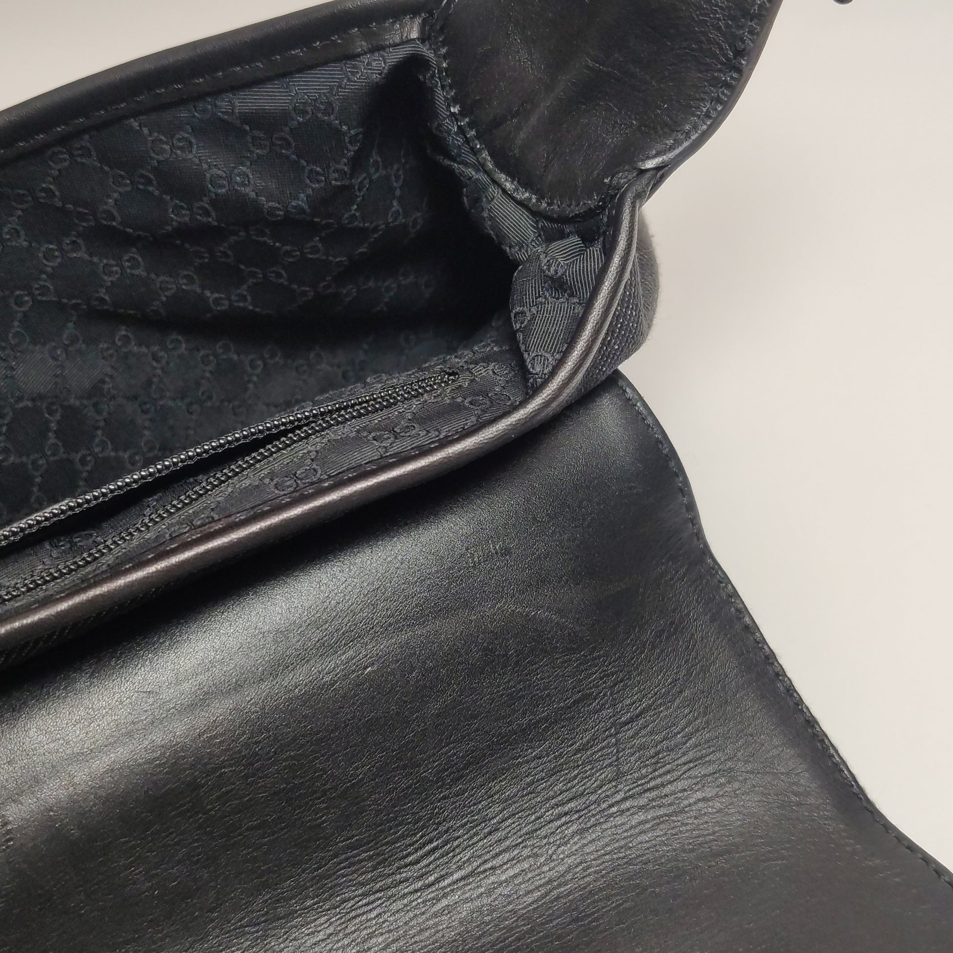 Gucci Jackie Denim Canvas Black