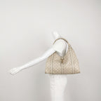 Gucci Jackie Bardot Guccissima Shoulder Bag White