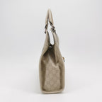 Gucci Jackie Bardot Guccissima Shoulder Bag White