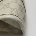 Gucci Jackie Bardot Guccissima Shoulder Bag White