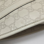 Gucci Jackie Bardot Guccissima Shoulder Bag White