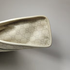 Gucci Jackie Bardot Guccissima Shoulder Bag White