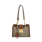 Gucci Padlock Small Shoulder Bag Brown