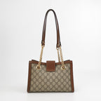 Gucci Padlock Small Shoulder Bag Brown