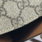 Gucci Padlock Small Shoulder Bag Brown