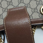Gucci Padlock Small Shoulder Bag Brown