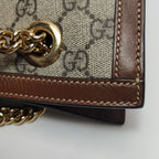 Gucci Padlock Small Shoulder Bag Brown