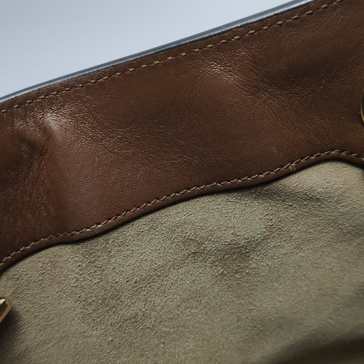 Gucci Padlock Small Shoulder Bag Brown